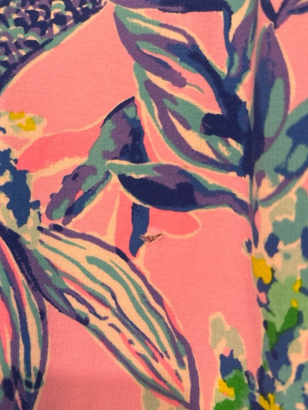 Lilly Pulitzer Pink & Blue Floral Strapless Dress - Picture 3 of 3